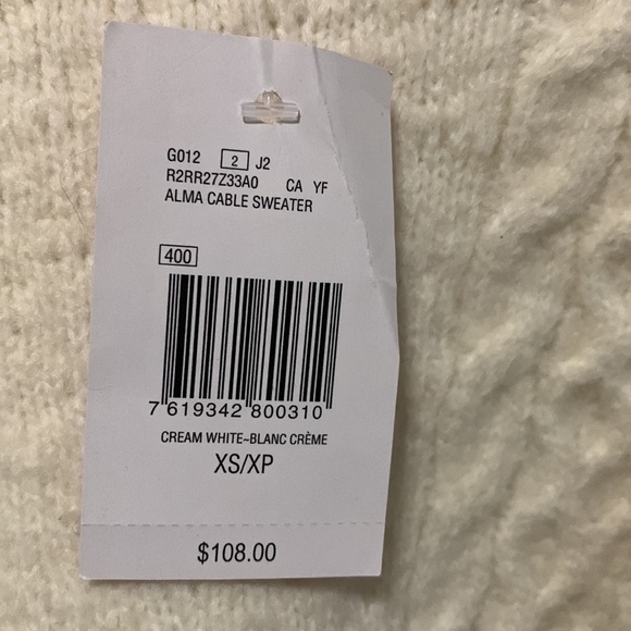 Guess Alma Cable Sweater. NEVER WORN WITH TAG! - Picture 3 of 3